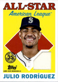 2023 Julio Rodriguez Topps 1988 DESIGN ALL-STAR JERSEY RELIC #88ASR-JROD Seattle Mariners