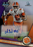 2023 Antonio Williams Bowman University Chrome 1ST BOWMAN ROOKIE REFRACTOR AUTO 269/499 AUTOGRAPH RC #29 Washington Commanders