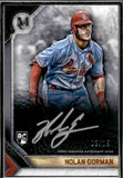 2023 Nolan Gorman Topps Museum Collection ROOKIE SILVER INK FRAMED AUTO 02/15 AUTOGRAPH RC #MFA-NG St. Louis Cardinals