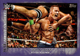 2015 John Cena Topps WWE Undisputed FAMOUS FINISHERS PURPLE 20/50 #FF12 WWE Legend
