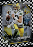 2025 Jordan Love Panini Prizm BLACK & WHITE CHECKERBOARD #82 Green Bay Packers