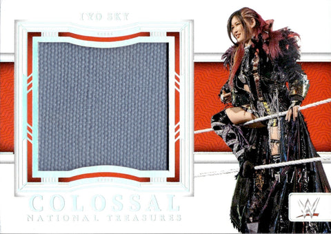 2024 Iyo Sky Panini National Treasures COLOSSAL MAT 11/25 RELIC #CMM-IO Monday Night Raw