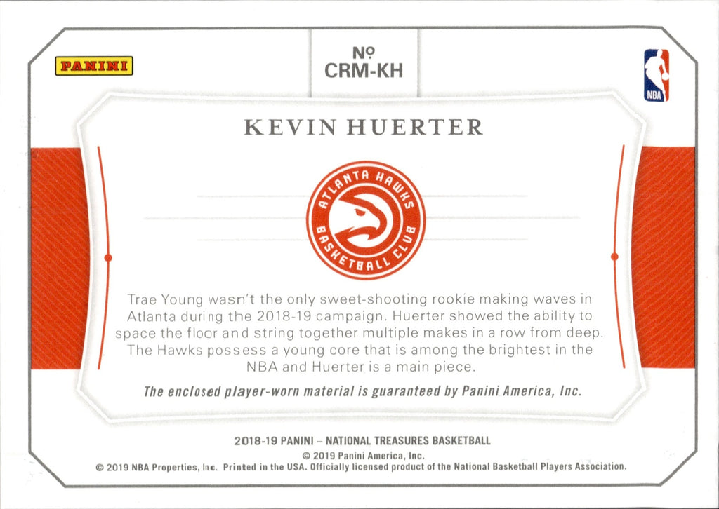 Kevin Huerter Signed Jersey (PSA)
