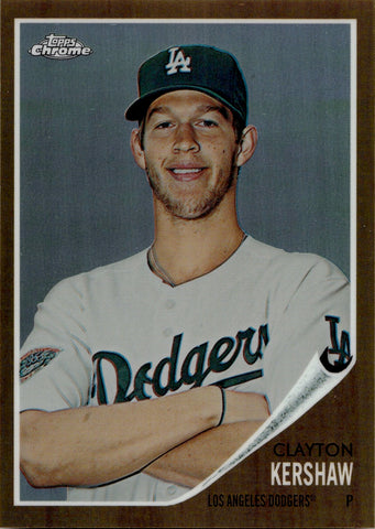 2011 Clayton Kershaw Topps Heritage Chrome REFRACTOR 353/562 #C135 Los Angeles Dodgers