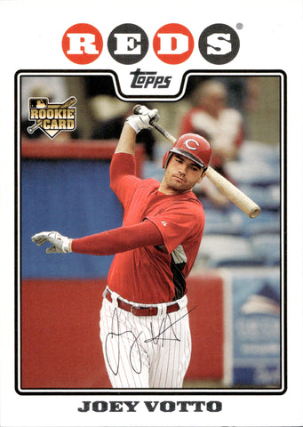 2008 Joey Votto Topps ROOKIE RC #319 Cincinnati Reds 1