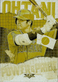 2020 Shohei Ohtani Topps Fire GOLD MINTED POWER AND PRIDE #PP1 Anaheim Angels