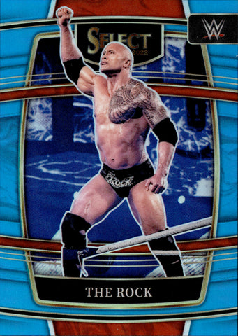 2023 The Rock Panini Select LIGHT BLUE CONCOURSE 254/249 #20 WWE Legend