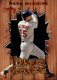 1998 Mark McGwire SkyBox Circa Thunder THUNDER BOOMERS #8 St. Louis Cardinals