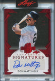 2025 Don Mattingly Leaf Spectacular RED FOIL AUTO 1/2 AUTOGRAPH #S-DM1 New York Yankees