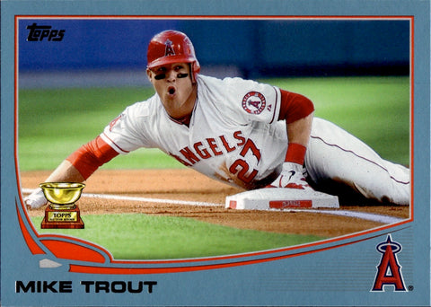 2013 Mike Trout Topps WAL-MART BLUE #27 Anaheim Angels