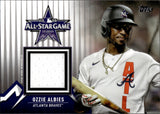 2021 Ozzie Albies Topps Update ALL-STAR STITCHES JERSEY RELIC #ASSC-OA Atlanta Braves