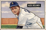 1951 Alex Kellner Bowman #57 Philadelphia Phillies BV $20