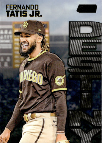 2022 Fernando Tatis Jr. Topps Stadium Club BLACK 80/99 DYNASTY AND DESTINY #9B San Diego Padres