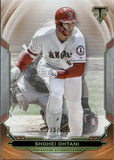 2019 Shohei Ohtani Topps Triple Threads AMBER 130/199 #87 Anaheim Angels