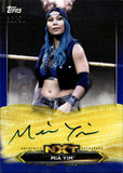 2020 Mia Yim Topps WWE NXT BLUE ROSTER AUTO 36/50 AUTOGRAPH #A-MY NXT