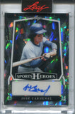 2025 Jose Cardenal Leaf Sports Heroes ICE AUTO 01/35 AUTOGRAPH #BA-JC1 Chicago Cubs