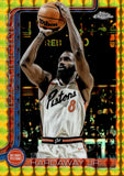 2025-26 TIm Hardaway Jr. Topps Chrome GOLD GEOMETRIC REFRACTOR 21/50 #7 Detroit Pistons