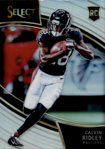 2018 Calvin Ridley Panini Select FIELD LEVEL HOLO SILVER ROOKIE RC #209 Atlanta Falcons