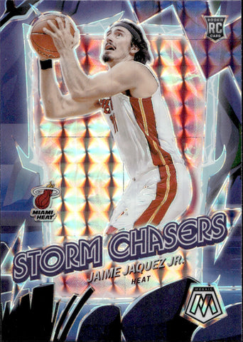 2023-24 Jaime Jaquez Jr. Panini Mosaic ROOKIE STORM CHASERS #8 Miami Heat