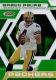 2006 Brett Favre Topps Finest MOMENTS GREEN REFRACTOR 096/199 #BF18 Green Bay Packers HOF