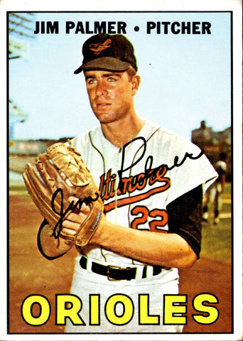 1967 Jim Palmer Topps #475 Baltimore Orioles $50