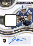 2020 Jonathan Taylor Panini Select ROOKIE SIGNATURE MATERIALS JERSEY AUTO 074/199 AUTOGRAPH RELIC RC #RSM-JTA Indianapolis Colts