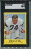 1967 Merlin Olsen Philadelphia SGC 6 #94 Los Angeles Rams 6927