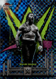 2025 Roman Reigns Topps Finest WWE BLUE CHECKERBOARD REFRACTOR 51/75 #101 Friday Night Smackdown