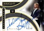 2022 "Hacksaw" Jim Duggan Panini Immaculate WWE IMMACULATE INDUCTIONS AUTO 05/99 AUTOGRAPH #II-HJD WWE Legend