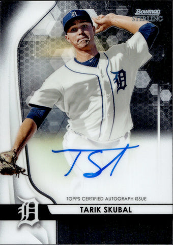 2020 Tarik Skubal Bowman Sterling ROOKIE AUTO AUTOGRAPH RC #BSPA-TS Detroit Tigers