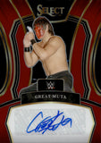 2024 Great Muta Panini Select WWE RED PRIZM LEGENDS AUTO 50/99 AUTOGRAPH #LS-GMT WWE Legend