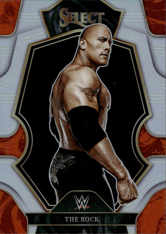 2023 The Rock Panini Select WWE PREMIER LEVEL SILVER #122 WWE Legend 2