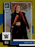 2023 Alba Fyre Panini Chronicles WWE DONRUSS OPTIC GOLD 08/10 #372 Friday Night Smackdown