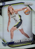 2025 Paige Bueckers Panini Prizm SILVER ROOKIE VARIATION Dallas Wings #147