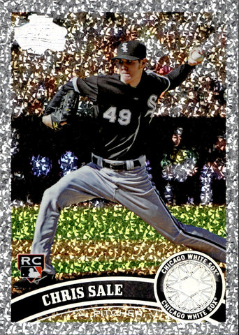 2011 Chris Sale Topps DIAMOND ANNIVERSARY ROOKIE RC #65 Chicago White Sox