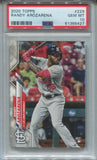 2020 Randy Arozarena Topps Series 1 ROOKIE RC PSA 10 #229 St. Louis Cardinals 6427