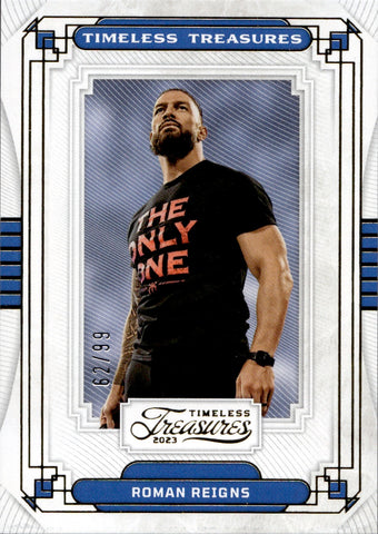 2023 Roman Reigns Panini Chronicles TIMELESS TREASURES 62/99 #TT-28 Friday Night Smackdown