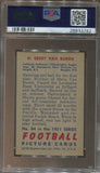 1951 H. Ebert Van Buren Bowman PSA 8 Philadelphia Eagles #84 3782