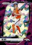 2024 Bo Nix Panini Prizm PURPLE ICE ROOKIE 144/225 Denver Broncos #309