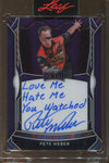 2025 Pete Weber Leaf Metal INSCRIPTION PURPLE AUTO 7/10 #MI-PW1