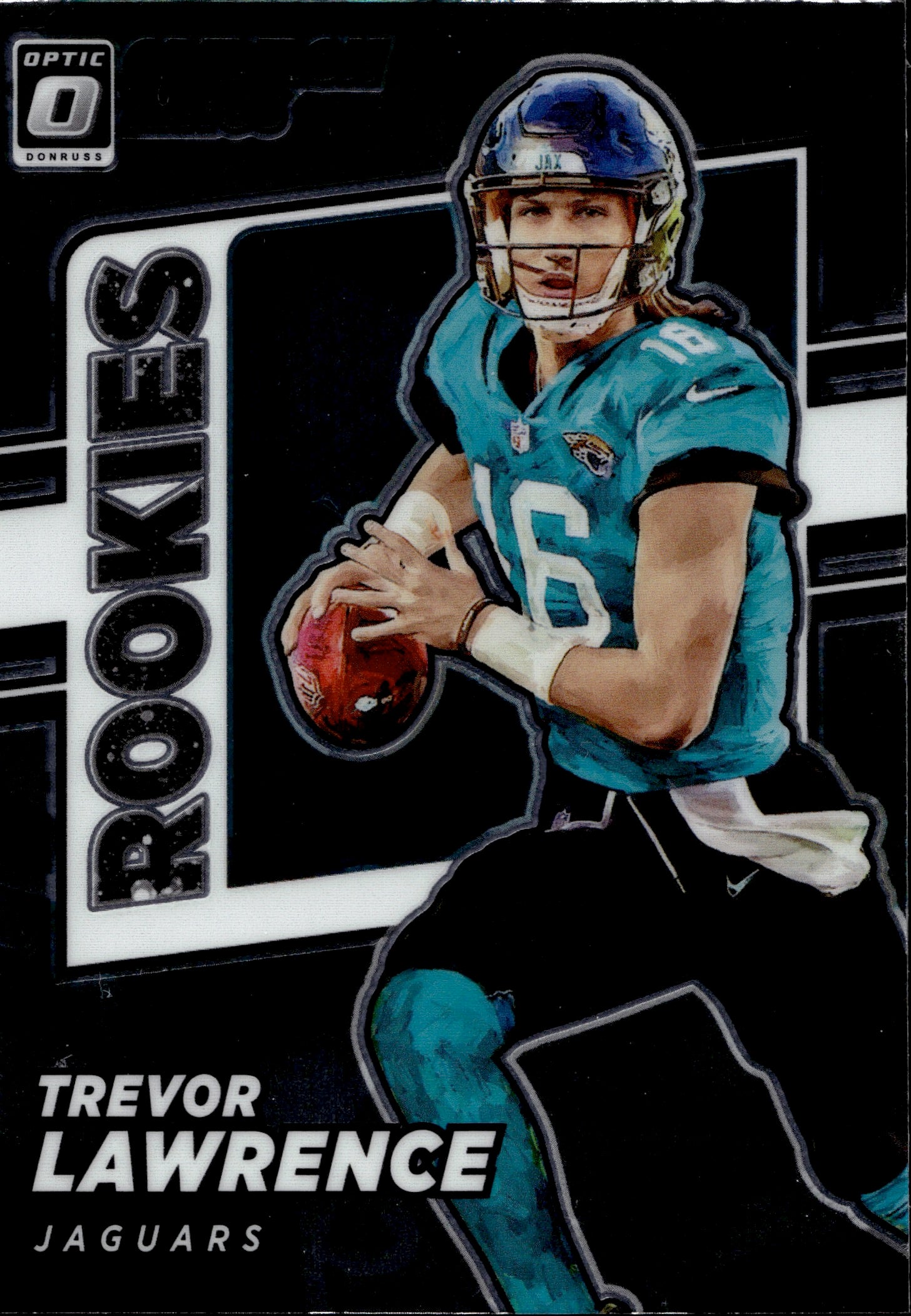 2021 Trevor Lawrence Panini Donruss Optic GRIDIRON KINGS ROOKIE RC #RGK-1  Jacksonville Jaguars