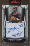 2025 Patrick Ewing Leaf Metal INSCRIPTIONS AUTO 1/8 New York Knicks #I-PE1