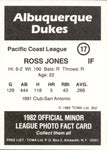 1982 Albuquerque Dukes TCMA COMPLETE 27 CARD SET W/ John Franco & Orel Hershiser #1-27