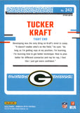 2023 Tucker Kraft Donruss Optic BLUE HYPER PRIZM RATED ROOKIE RC #243 Green Bay Packers