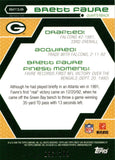 2006 Brett Favre Topps Finest MOMENTS GREEN REFRACTOR 096/199 #BF18 Green Bay Packers HOF