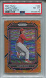 2023 Masyn Winn Panini Prism ORANGE WAVE ROOKIE 33/50 RC PSA 8 #132 St. Louis Cardinals 6575