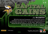 2024 J.J. McCarthy Panini Mosaic CAPITAL GAINS ROOKIE RC #15 Minnesota Vikings