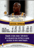 1998-99 Shaquille O'Neal Topps Gold Label #GL2 Los Angeles Lakers HOF