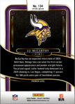 2024 J.J. McCarthy Panini Select PREMIER LEVEL BLACK AND RED SHOCK ROOKIE RC #134 Minnesota Vikings
