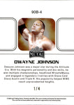 2024 "The Rock" Dwayne Johnson Leaf Metal Legends of Wrestling BLUE LAVA 1/4 #90B-4 WWE Legend
